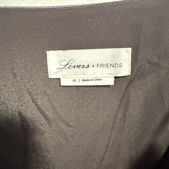 Lovers + Friends Nolita Midi Gray Slinky Bodycon Dress Size XS - Picture 6 of 8